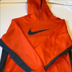 Orange Nike Hoodie.